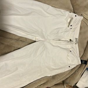 Abercrombie & fitch white jeans